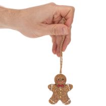 Artikel Deko Anhänger Künstliche Lebkuchenfiguren zum Aufhängen 7cm 3St