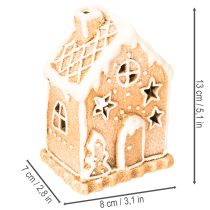 Artikel Lebkuchenhaus Teelichthalter zum Stellen und Dekorieren 13cm