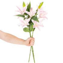 Artikel Kunstblume Lilie Stielblume Dekoration 68cm 3St