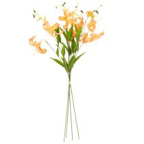 Artikel Kunstblumen Lilien Dekoration künstliche Lilien für Hochzeitsfeiern und Events 77cm 4St