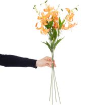 Artikel Kunstblumen Lilien Dekoration künstliche Lilien für Hochzeitsfeiern und Events 77cm 4St