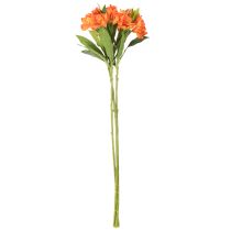 Artikel Kunstblume Alstroemeria Orange künstlicher Blumenstrauß Dekoration 75cm 3St