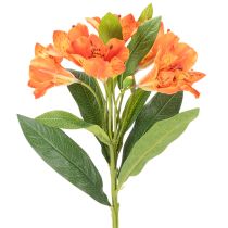 Artikel Kunstblume Alstroemeria Orange künstlicher Blumenstrauß Dekoration 75cm 3St