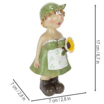 Artikel Dekofiguren Bauernpaar Lustige Wohnzimmerdeko und Sommerdeko für innen 17cm 2St