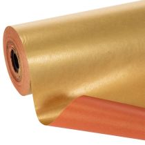 Artikel Manschettenpapier Rolle Gold Rot 25cm 100m Floristikbedarf