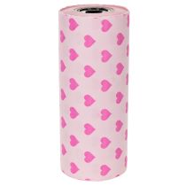 Artikel Manschettenpapier mit Herzmotiv Rosa 25cm 100m