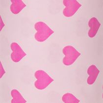 Artikel Manschettenpapier mit Herzmotiv Rosa 25cm 100m