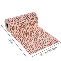 Artikel Manschettenpapier Leo-Optik Lila 25cm 100m
