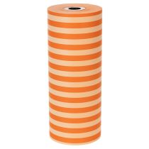 Artikel Manschettenpapier Rolle Orange gestreift 25cm 100m