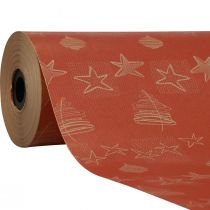 Manschettenpapier Seidenpapier Rot Sterne Papier 25cm 100m