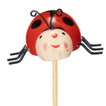 Artikel Marienkäfer Gartenstecker Deko für Frühling und Sommer Blumendeko verzieren 31cm 4 St