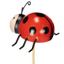 Artikel Marienkäfer Gartenstecker Deko für Frühling und Sommer Blumendeko verzieren 31cm 4 St