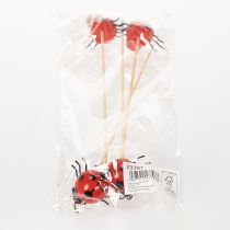Artikel Marienkäfer Gartenstecker Deko für Frühling und Sommer Blumendeko verzieren 31cm 4 St