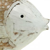 Maritime Deko Fisch Holz Holzfisch Shabby Chic 28×15cm