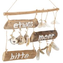 Artikel Holzdeko maritimes Flair Wanddeko Naturmaterialien für Sommerdeko Strandhaus 50cm