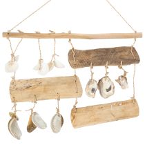 Artikel Holzdeko maritimes Flair Wanddeko Naturmaterialien für Sommerdeko Strandhaus 50cm