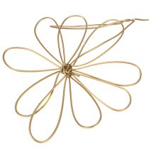 Artikel Metall Blumen Deko Girlande Draht für Blumenkranz Sommerdeko Wanddeko Gold 110cm