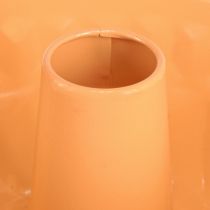 Artikel Metall Deko Backform Gugelhupf Orange Ø23cm H12cm
