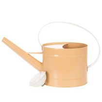 Artikel Metall Deko Gießkanne Vintage Look Hellbraun 52,5cm - Pflanzkanne für Tischdeko & Sommerdeko