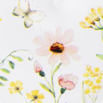 Artikel Herz Anhänger mit floralen Mustern als Wanddekoration 7cm 6St