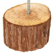 Artikel Deko Ring Metall auf Holzständer für Tischdekoration 43cm
