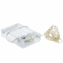 Artikel Lichterkette LED-Lichterdraht mit Batterien warm weiß 100er 1.59m