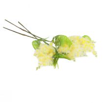 Artikel Kunstpflanze Silber-Akazie Mimose Gelb blühend 53cm 3St