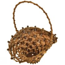 Artikel Mini Korb Henkel Weidenkorb Henkelkorb Braun 15×11cm 3St