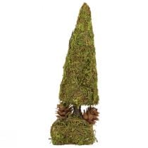 Mini Weihnachtsbaum künstlich Tischdeko Moosbaum H18cm