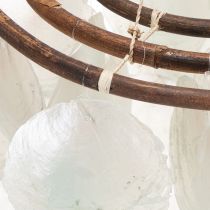 Artikel Windspiel Capiz Muschel Mobile rund 70 cm Länge für Balkon oder Garten