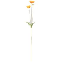 Artikel Mohnblumen Deko Kunstblumenstrauß Orange 78cm 6St