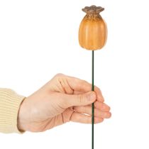 Artikel Gartenstecker Mohnkapsel Dekoratives Highlight für Gartendekoration und DIY Projekte 41cm 4St