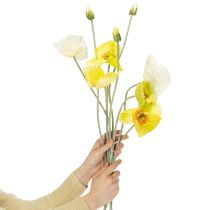 Artikel Künstliche Mohnblumen Deko für Wohnräume und Büro 95cm