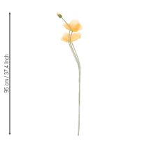 Artikel Kunstblume Mohnblüte für Hochzeitsdeko und Gestaltung 95cm 3St