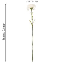 Artikel Kunstblume Nelke mit Stiel für Sträuße und Kränze 56cm 8St
