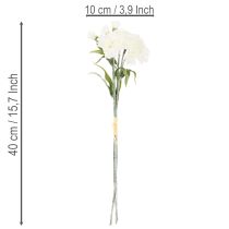 Artikel Kunstnelken Strauß weiß 40cm, 4 St
