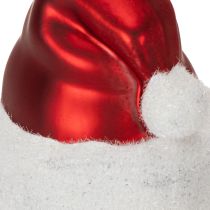 Artikel Weihnachtskugel Nikolausmütze Glas 8cm 6St