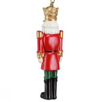 Artikel Nussknacker Anhänger Weihnachtsschmuck 4er-Set, Rot Grün Gold, 10cm