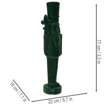 Artikel Nussknacker Figur stehend Weihnachtsdeko beflockt 77cm