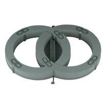 Steckschaum Auto Gesteck Doppel-Ring 55×39cm H6cm 1St