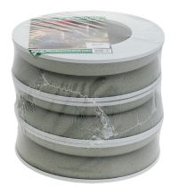 Artikel Steckschaum Ring Kranz Grau H3cm Ø20cm 6 St