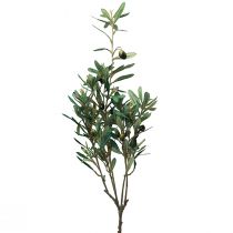 Olivenzweig künstlich Dekozweig Oliven Deko 84cm