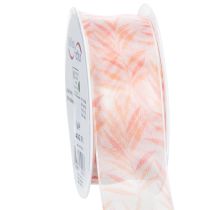 Artikel Organzaband Chiffonband Dschungel Orange 40mm 15m