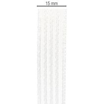 Artikel Organzaband mit Streifen Geschenkband Weiß 15mm 20m