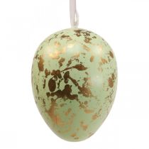Artikel Osterei zum Aufhängen Deko Eier Rosa, Grün, Gold 20cm 2St
