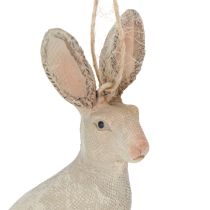 Artikel Osterhase Figur zum Aufhängen Osterdeko Polyresin H9,5cm 4St