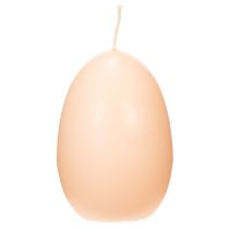 Artikel Osterkerzen Eiform, Eierkerzen Ostern Peach Ø6cm H9cm 6St