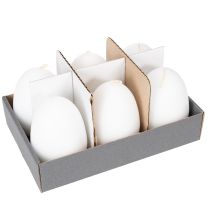 Artikel Osterkerzen Ei Form Eierkerzen Besondere Kerzen für Ostern Weiß 9cm 6St