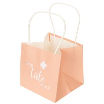 Artikel Geschenktüte mit Aufdruck Eine Tüte Glück für liebevolle Geschenkideen 12cm 12St