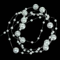 Artikel Perlenkette Weiß Ø3 - 8mm L3m